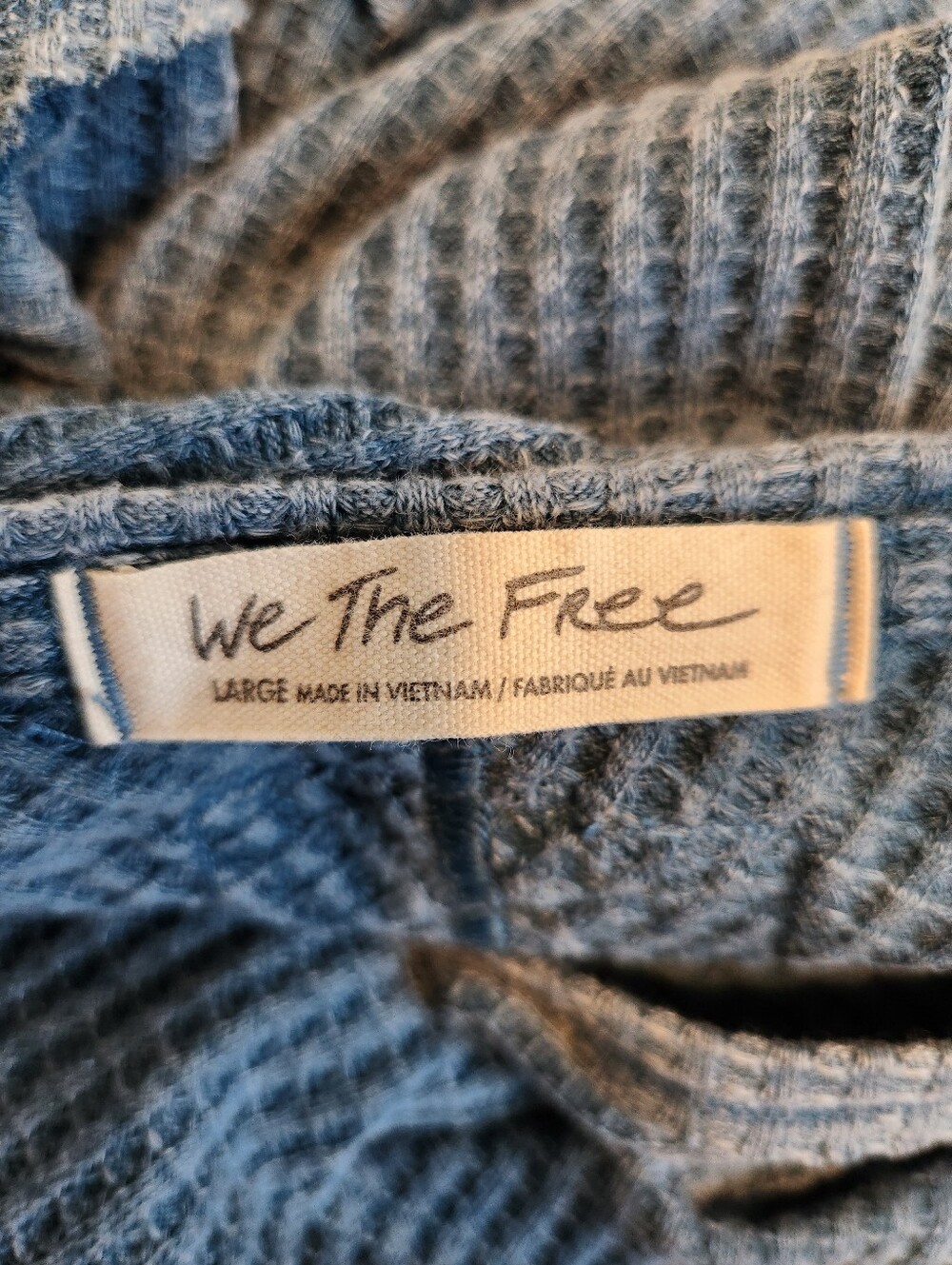 We The Free Coraline Thermal Top In Legion Blue Size Large - Picture 4 of 7